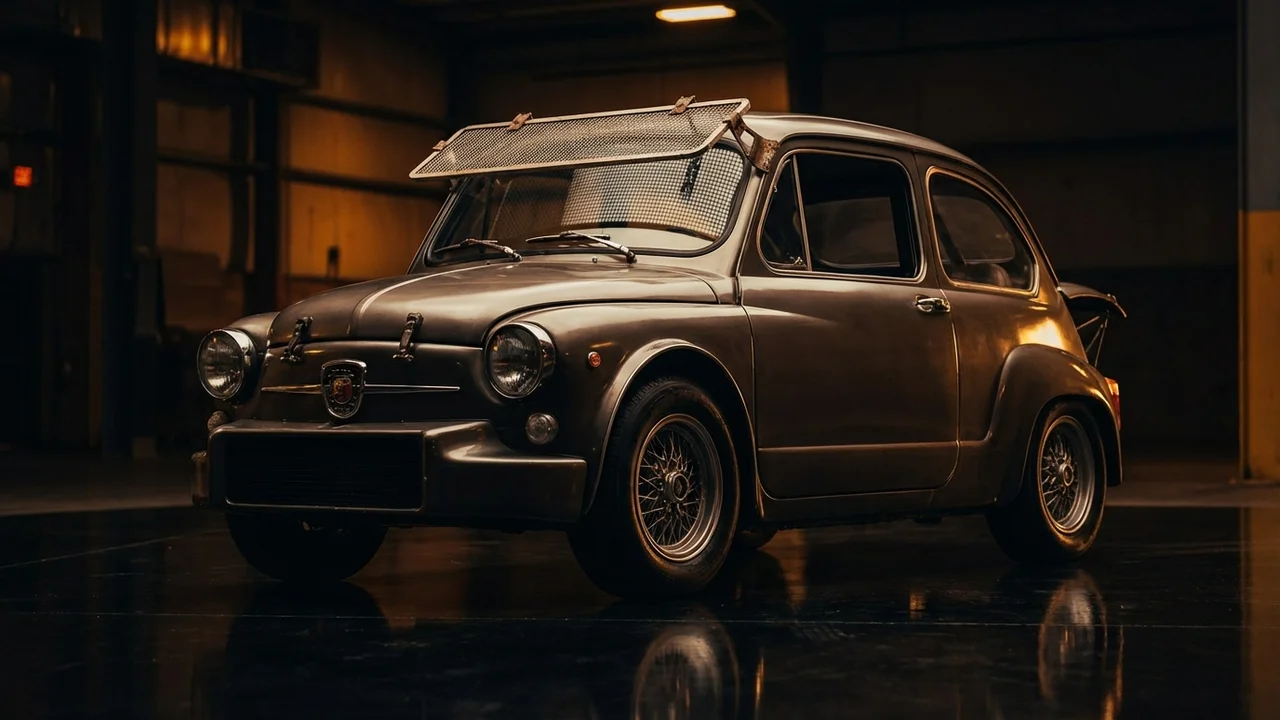 Abarth 1000 Car Windscreen Sunvisor - 1000