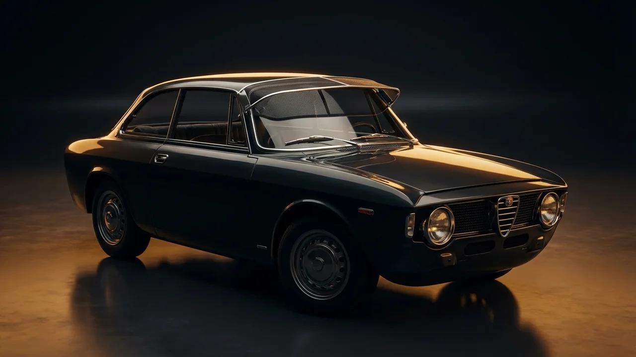 Abarth 1300 Car Windscreen Sunvisor - 1300