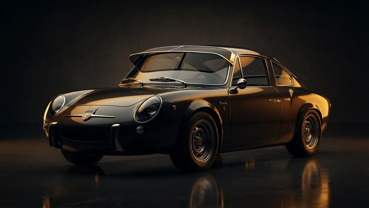 Abarth Simca 1000S Car Windscreen Sunvisor - 1