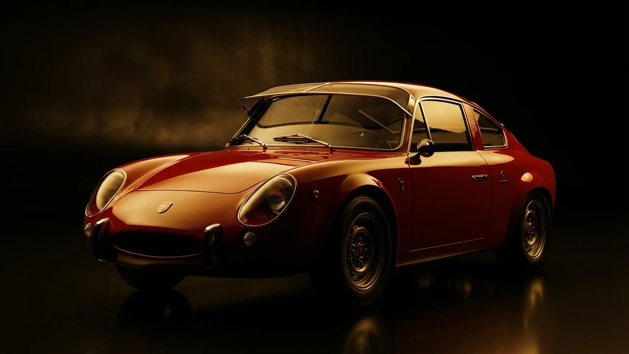 Abarth Simca Car Windscreen Sunvisor - 1