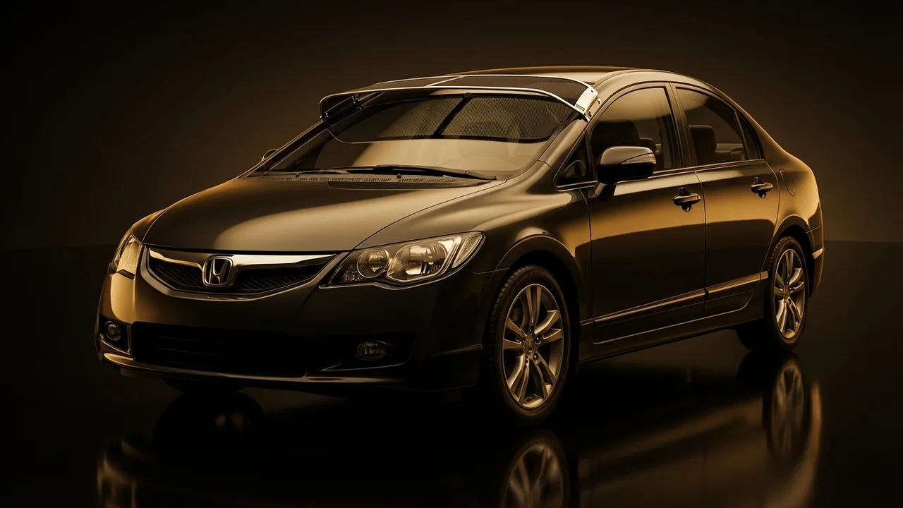 Acura CSX Car Windscreen Sunvisor - 1