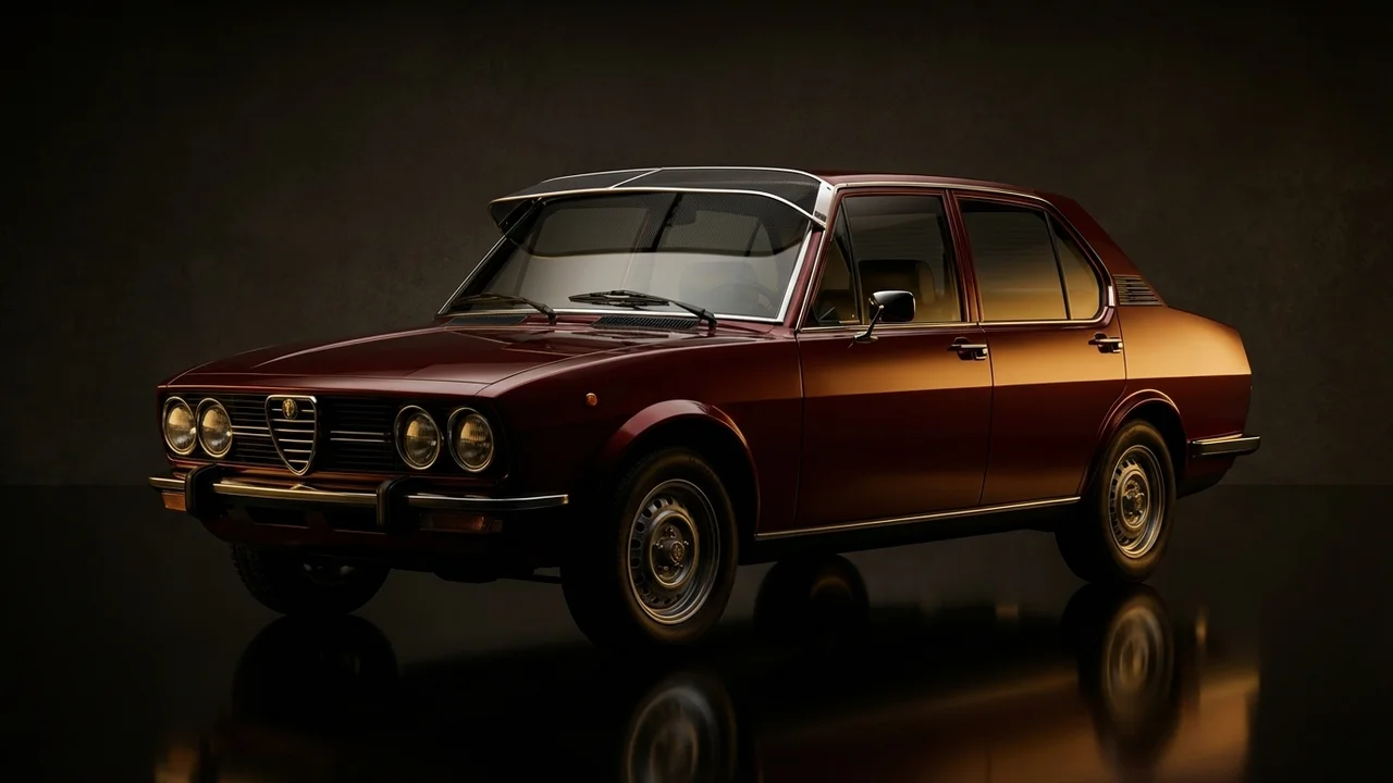 Alfa Romeo Alfetta Car Windscreen Sunvisor - 1