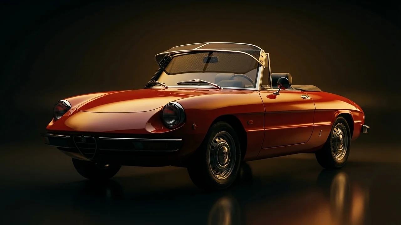 Alfa Romeo Duetto 1600 Car Windscreen Sunvisor - 1600