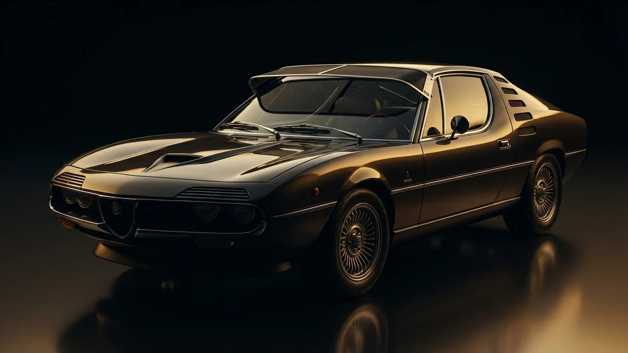 Alfa Romeo Montreal Car Windscreen Sunvisor - 1