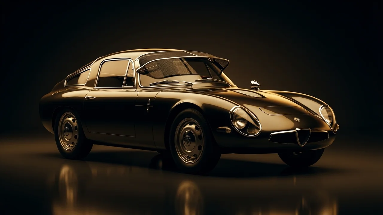 Alfa Romeo TZ Car Windscreen Sunvisor - 1