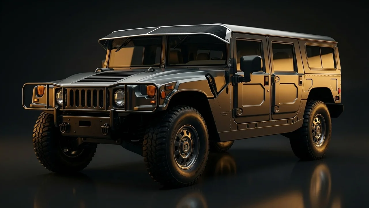 AM General Hummer H1 Car Windscreen Sunvisor - 1