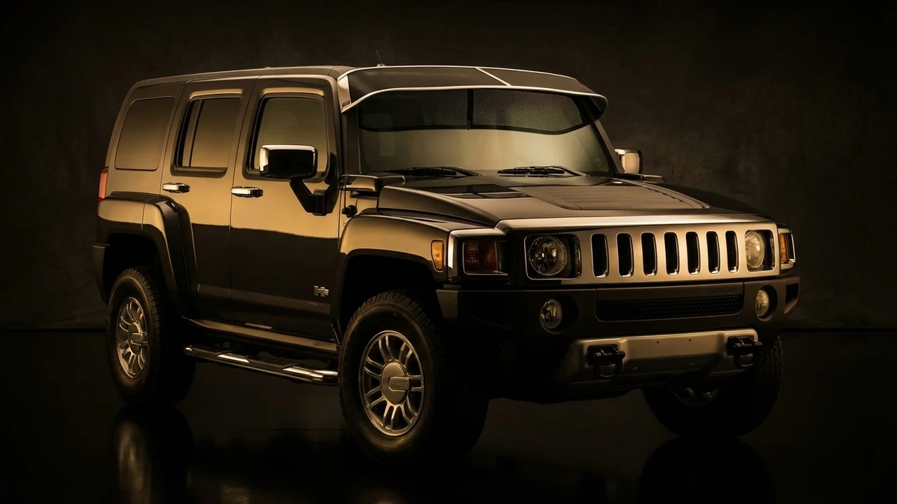 AM General Hummer H3 Car Windscreen Sunvisor - 1