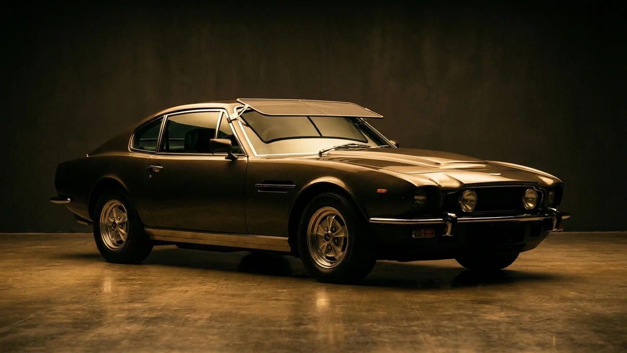 Aston Martin V-8 Car Windscreen Sunvisor - 8