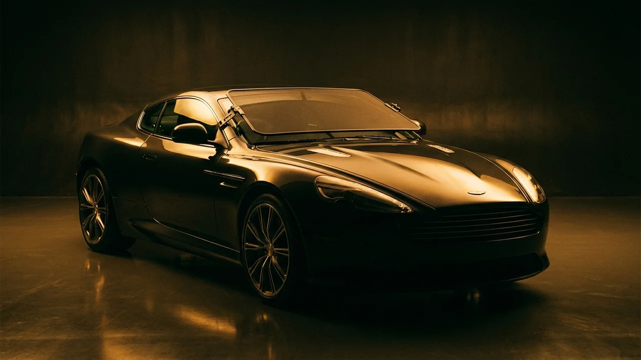 Aston Martin Virage Car Windscreen Sunvisor - 1