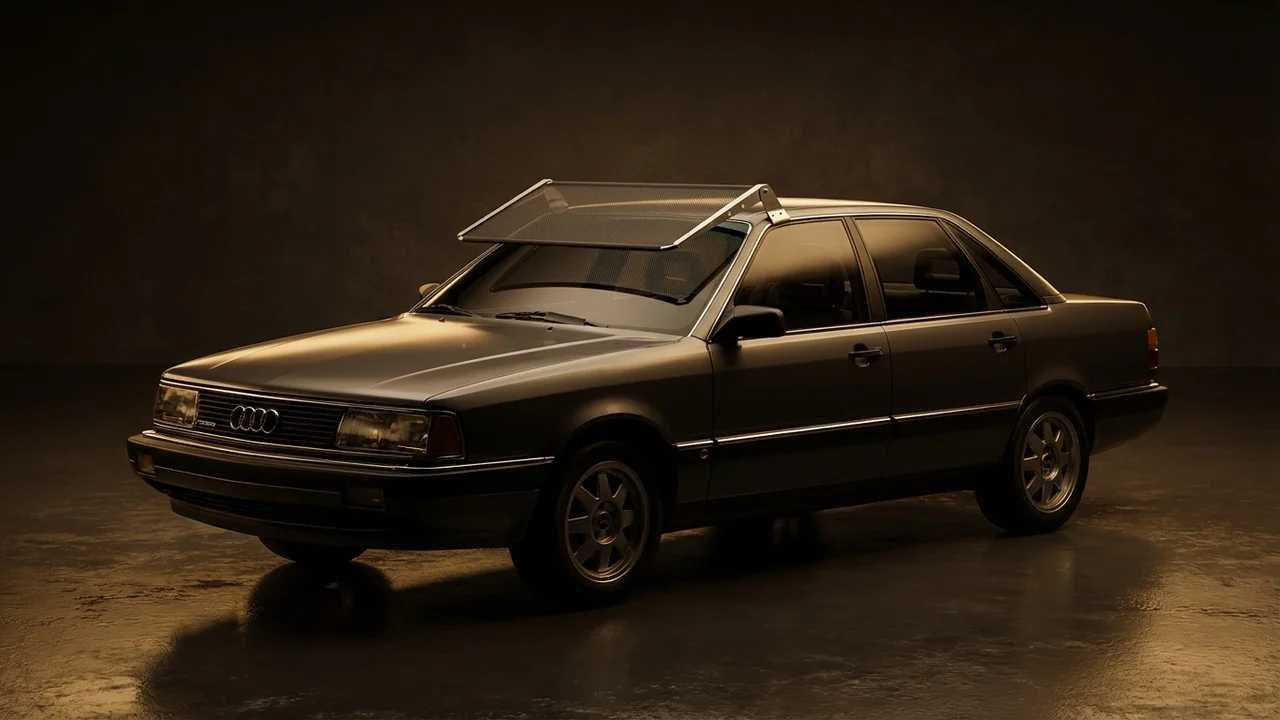 Audi 200 Quattro Car Windscreen Sunvisor - 1