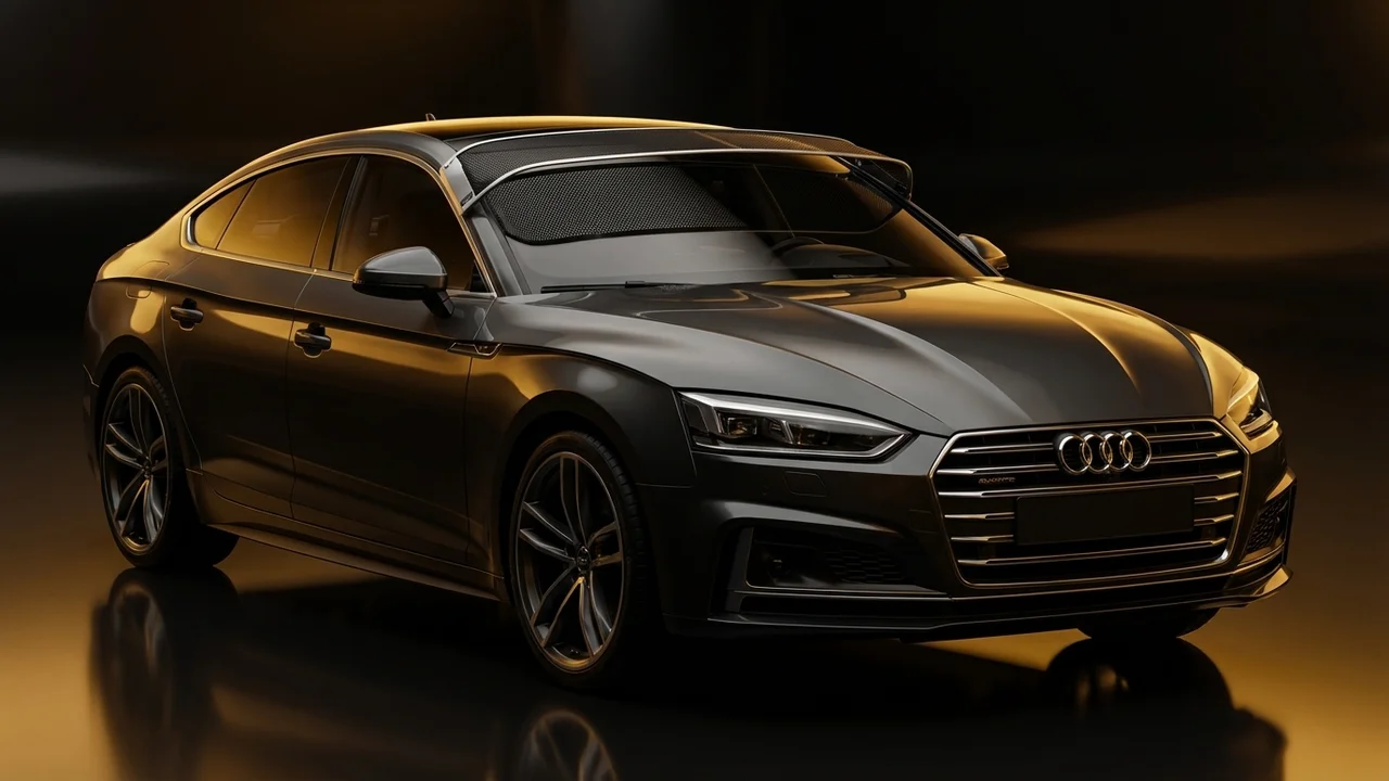 Audi A5 Quattro Car Windscreen Sunvisor - 1