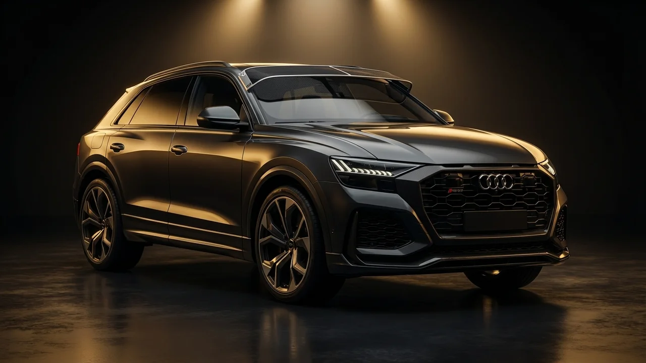 Audi RS Q8 Car Windscreen Sunvisor - 1