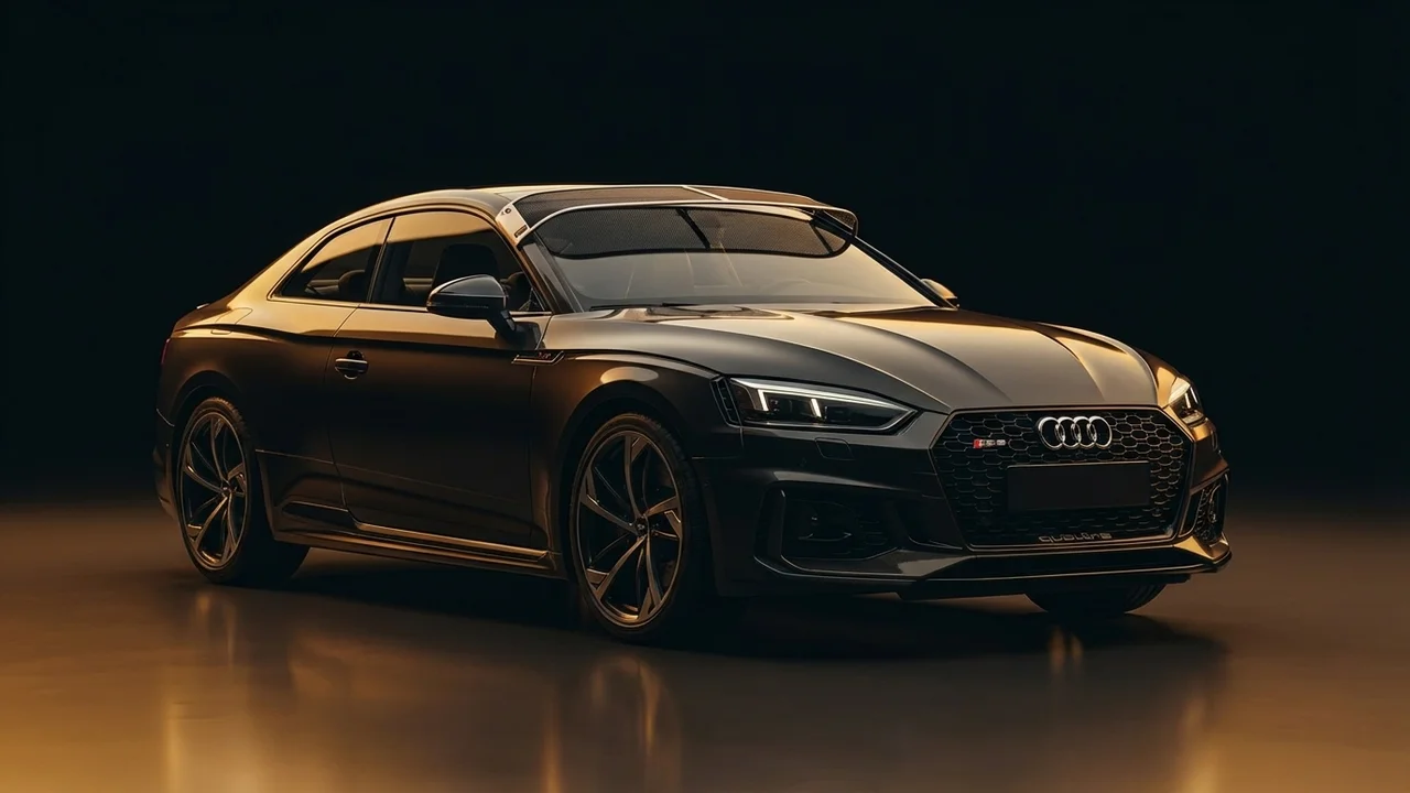 Audi RS5 Car Windscreen Sunvisor - 1