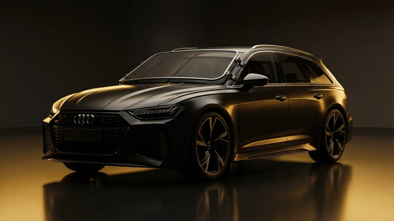 Audi RS6 Avant Car Windscreen Sunvisor - 1