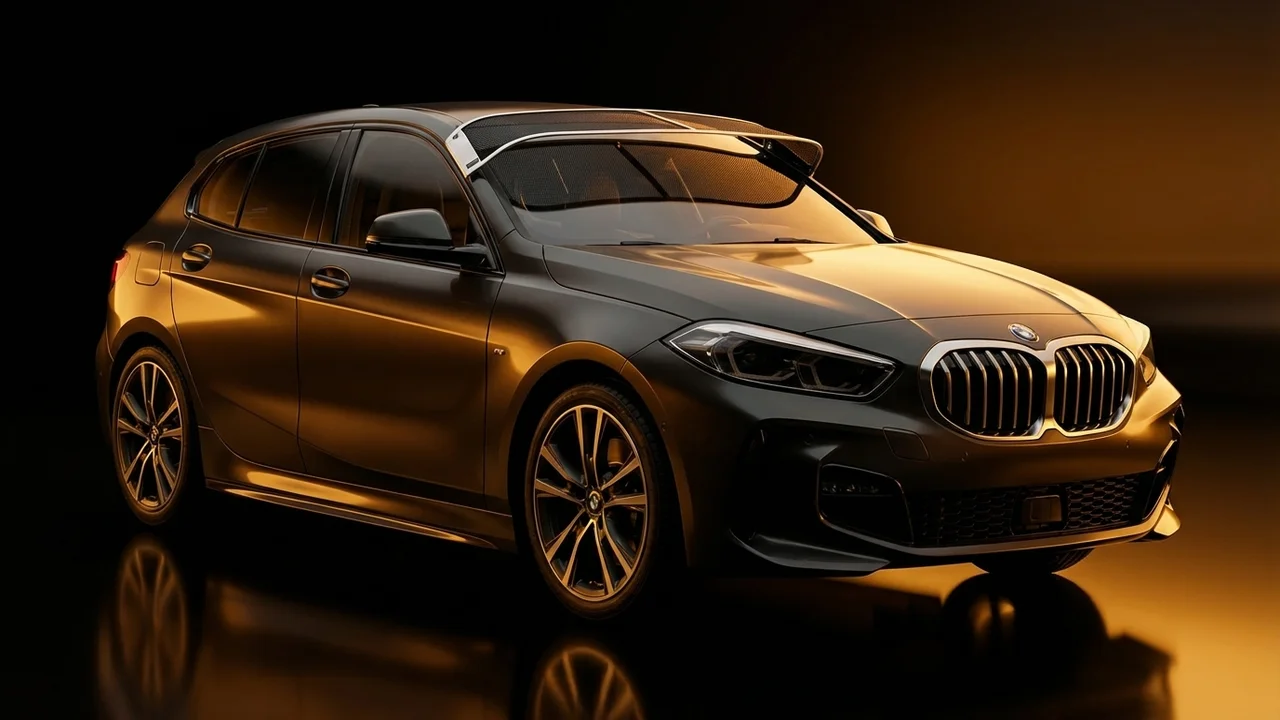 BMW 128ti Car Windscreen Sunvisor - 1