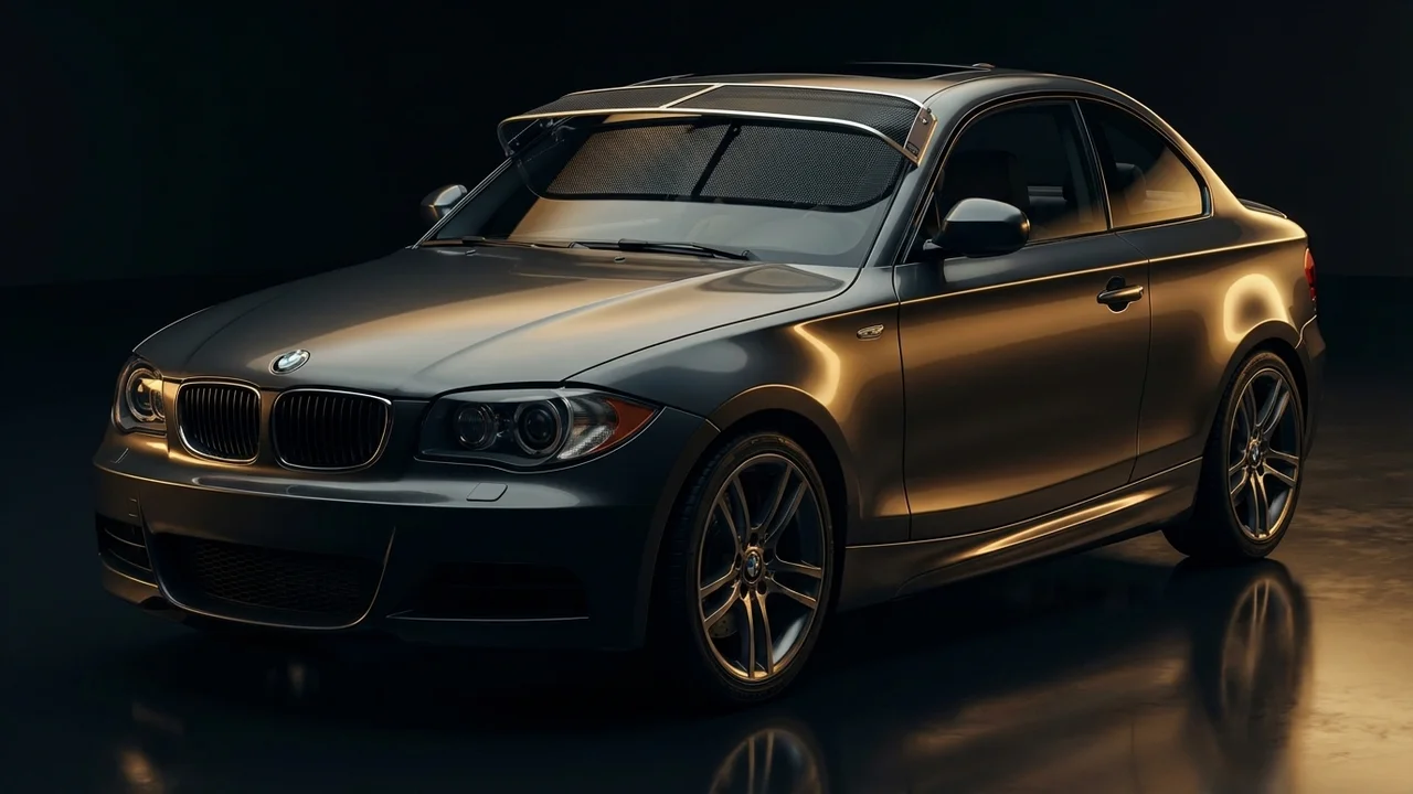 BMW 135i Car Windscreen Sunvisor - 1