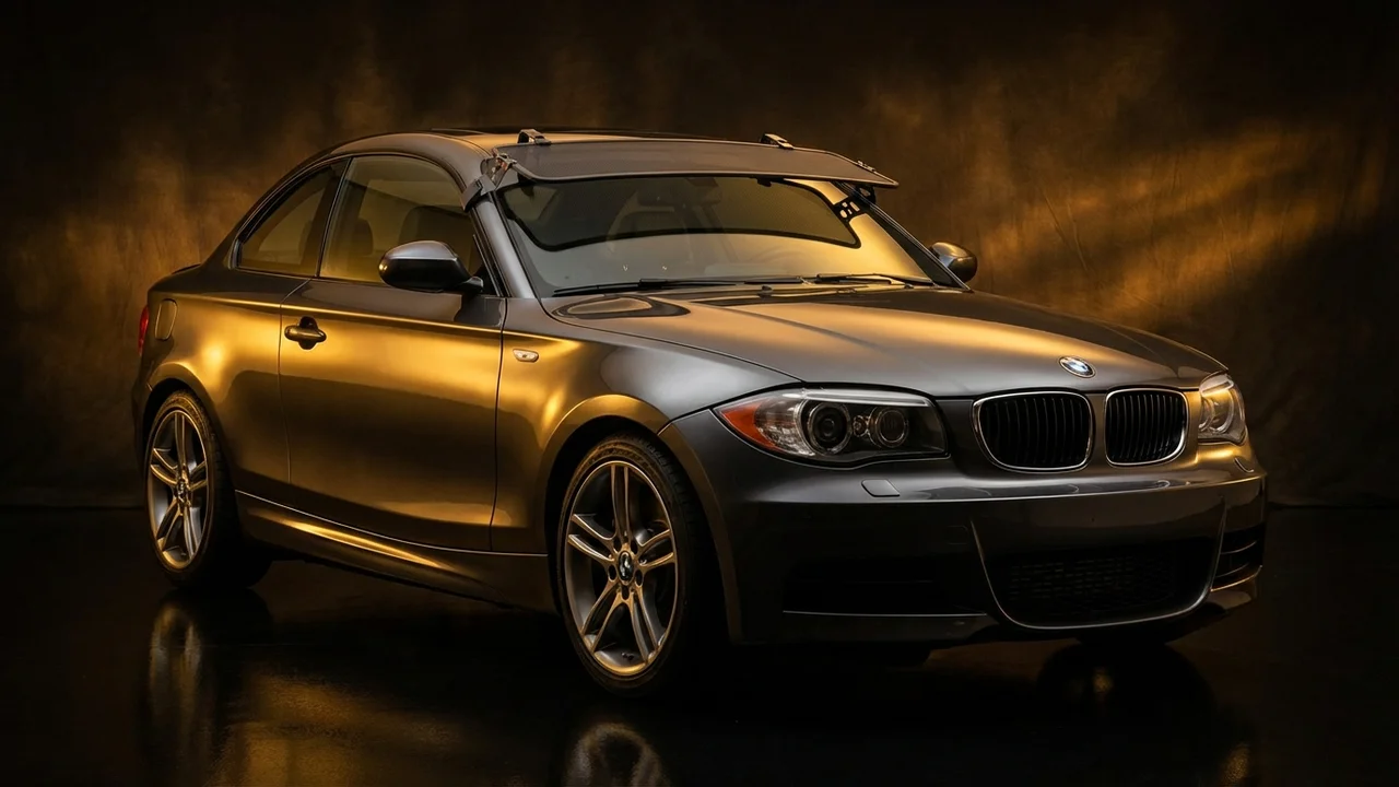 BMW 135is Car Windscreen Sunvisor - 1