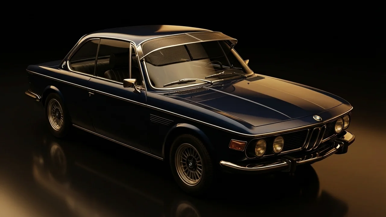 BMW 2800CS Car Windscreen Sunvisor - 1