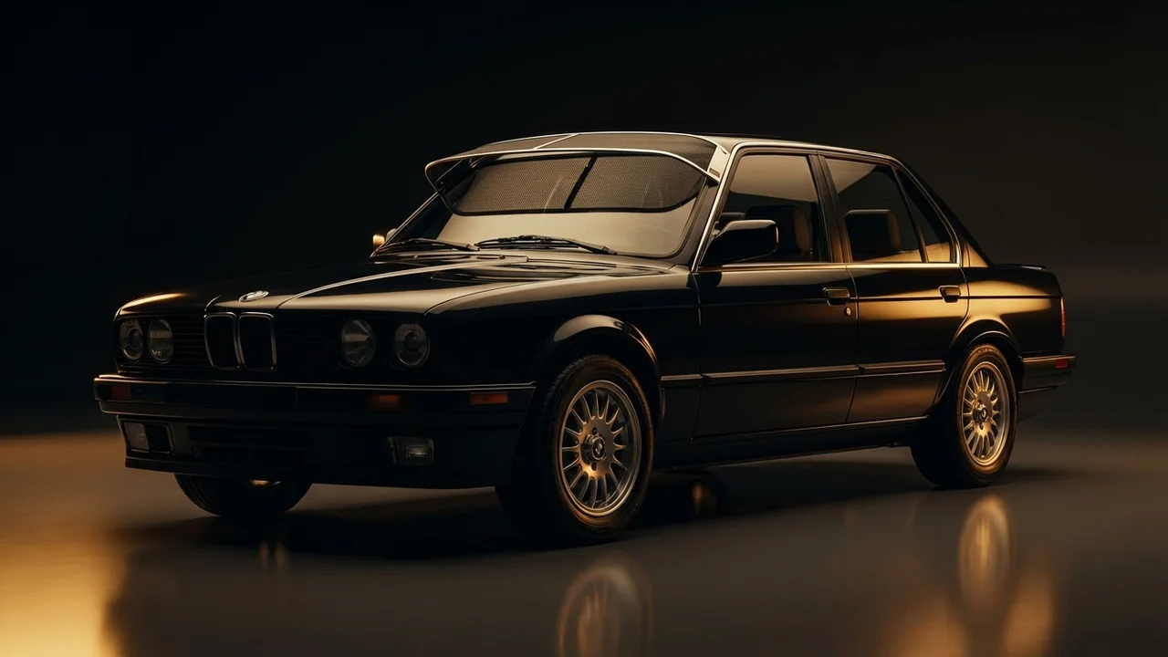 BMW 325es Car Windscreen Sunvisor - 1