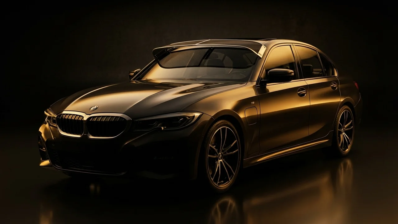 BMW 330e Car Windscreen Sunvisor - 1