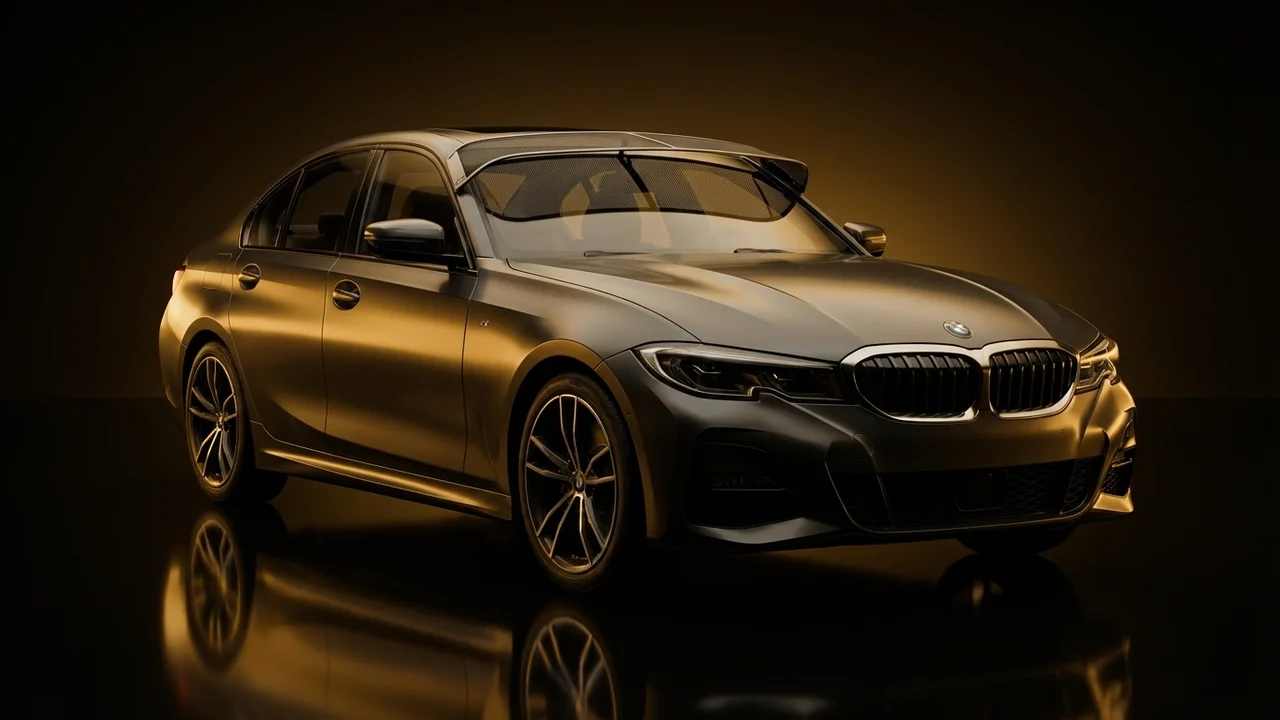 BMW 330i xDrive Car Windscreen Sunvisor - 1