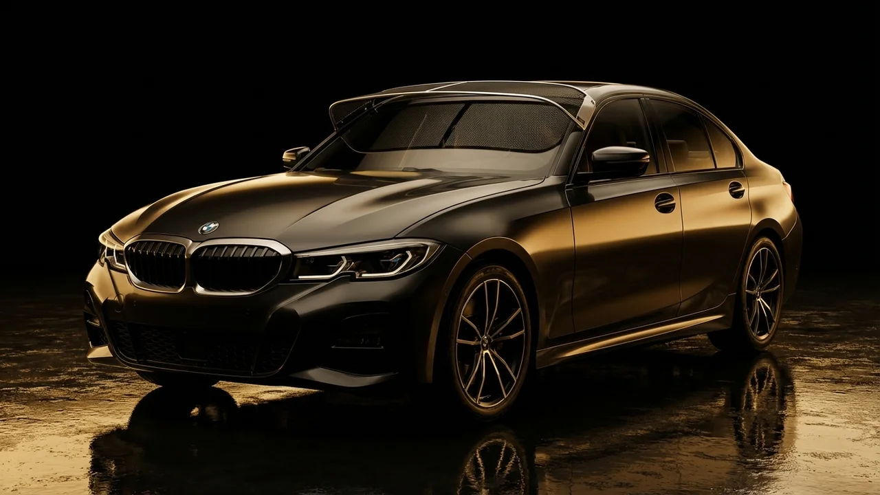 BMW 330i Car Windscreen Sunvisor - 1