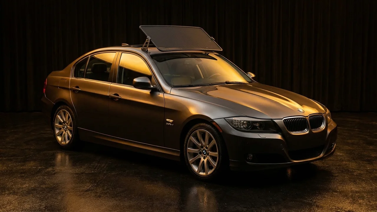 BMW 335xi Car Windscreen Sunvisor - 1