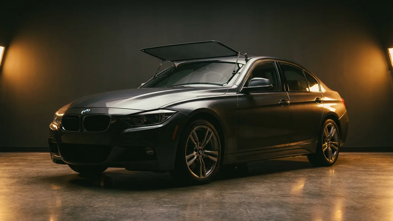 BMW 340i Car Windscreen Sunvisor - 1