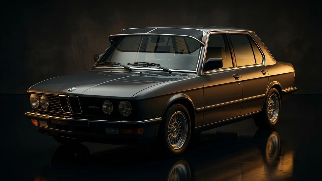 BMW 528e Car Windscreen Sunvisor - 1