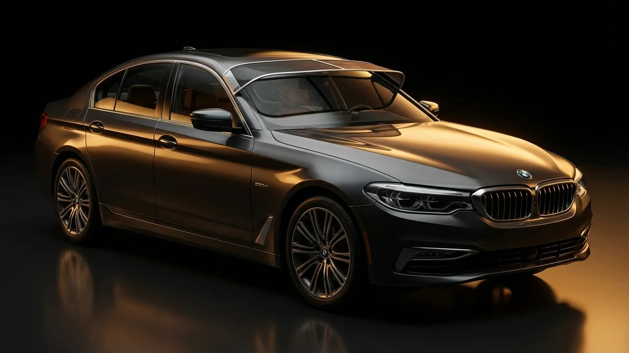 BMW 530xi Car Windscreen Sunvisor - 1