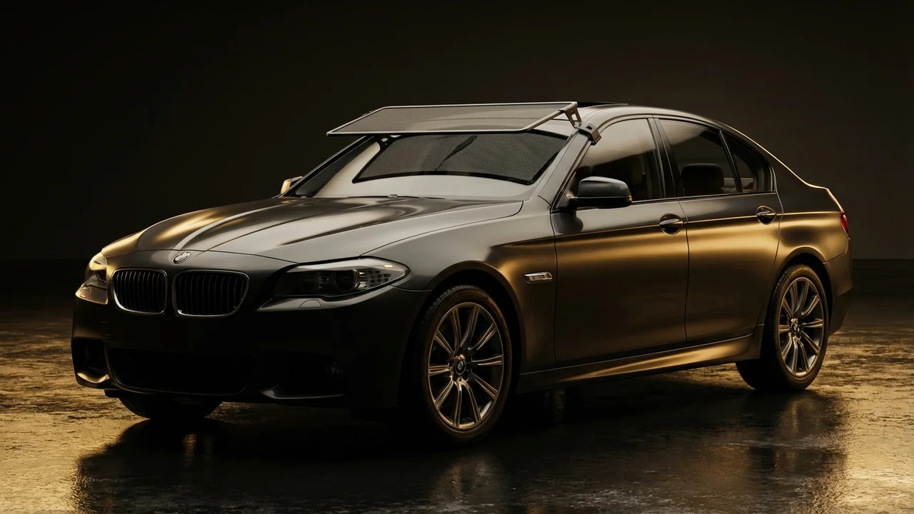 BMW 535d Car Windscreen Sunvisor - 1