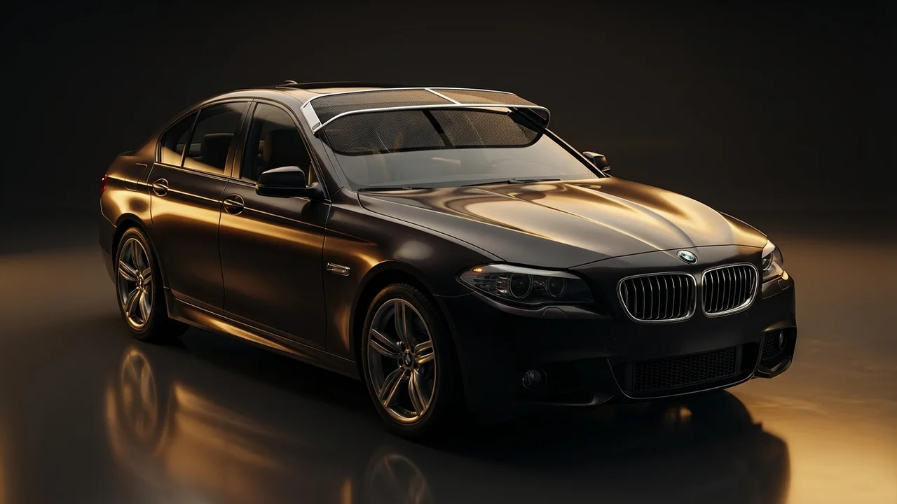 BMW 535i Car Windscreen Sunvisor - 1