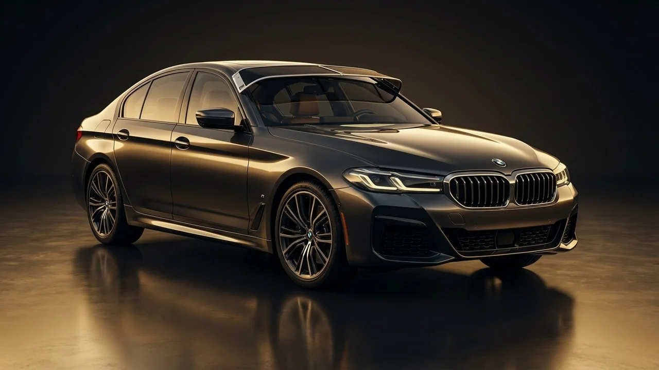 BMW 540i xDrive Car Windscreen Sunvisor - 1