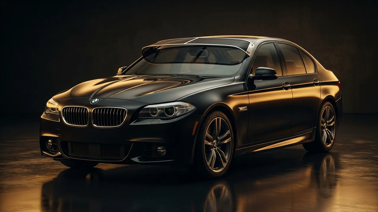 BMW 550i Car Windscreen Sunvisor - 1