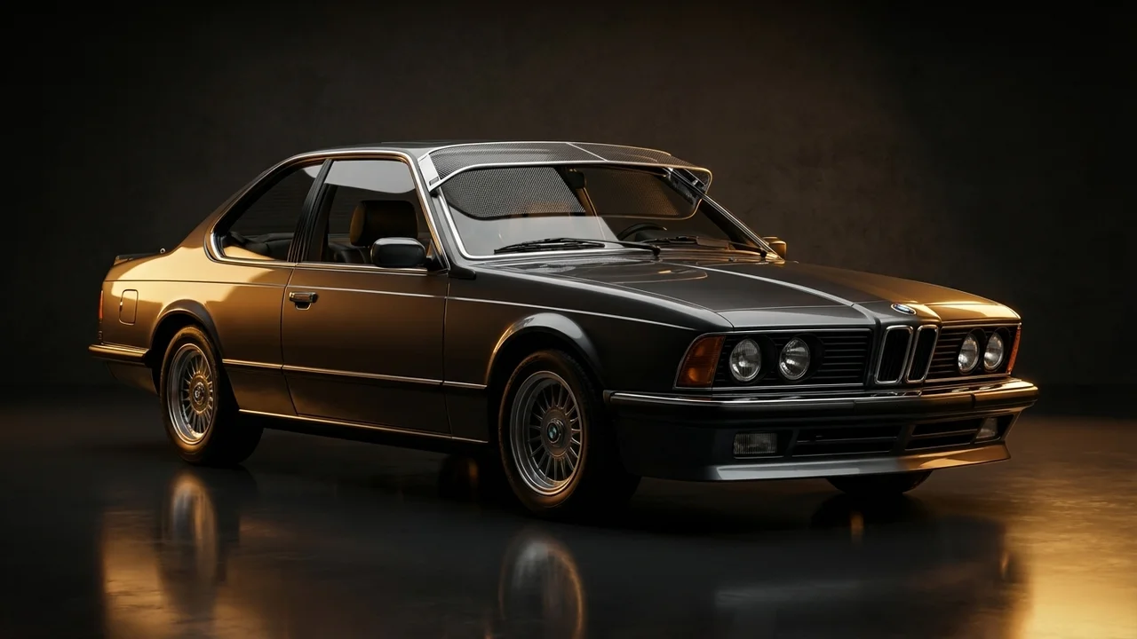 BMW 635CSi Car Windscreen Sunvisor - 1