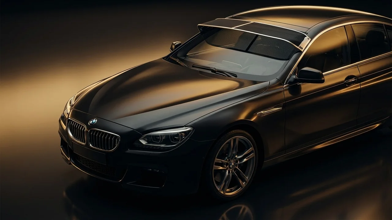 BMW 640i Car Windscreen Sunvisor - 1