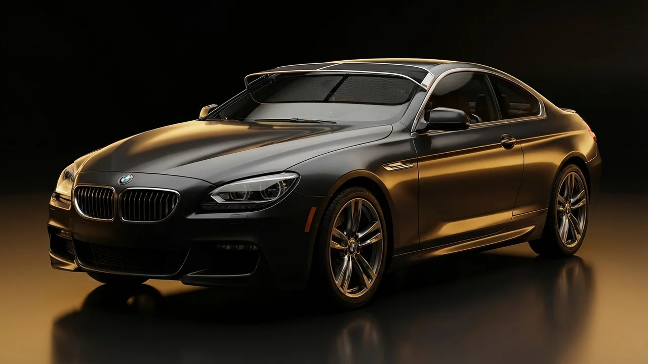 BMW 650i Car Windscreen Sunvisor - 1