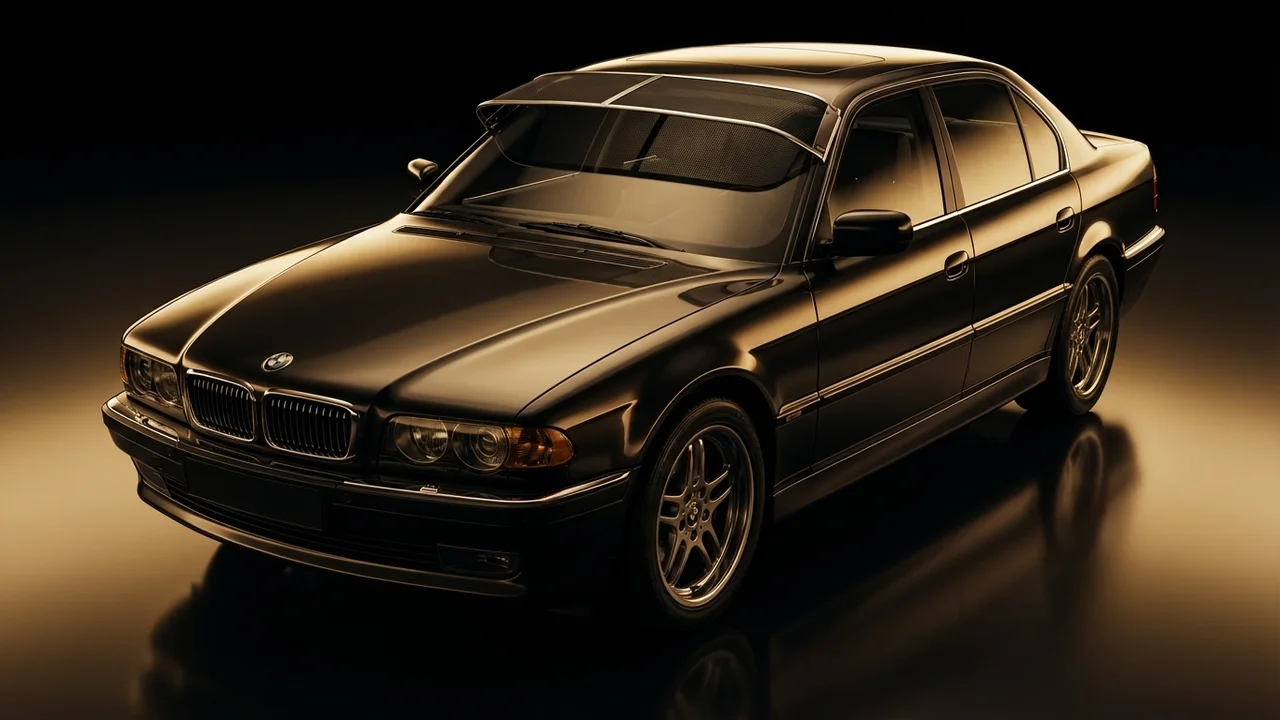 BMW 735i Car Windscreen Sunvisor - 1