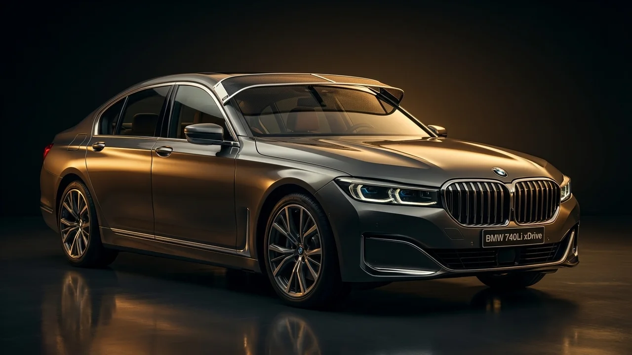 BMW 740Li xDrive Car Windscreen Sunvisor - 1