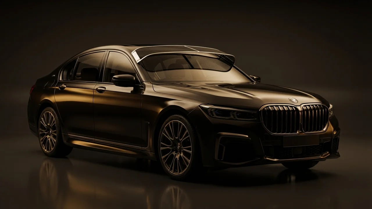 BMW 745e xDrive Car Windscreen Sunvisor - 1