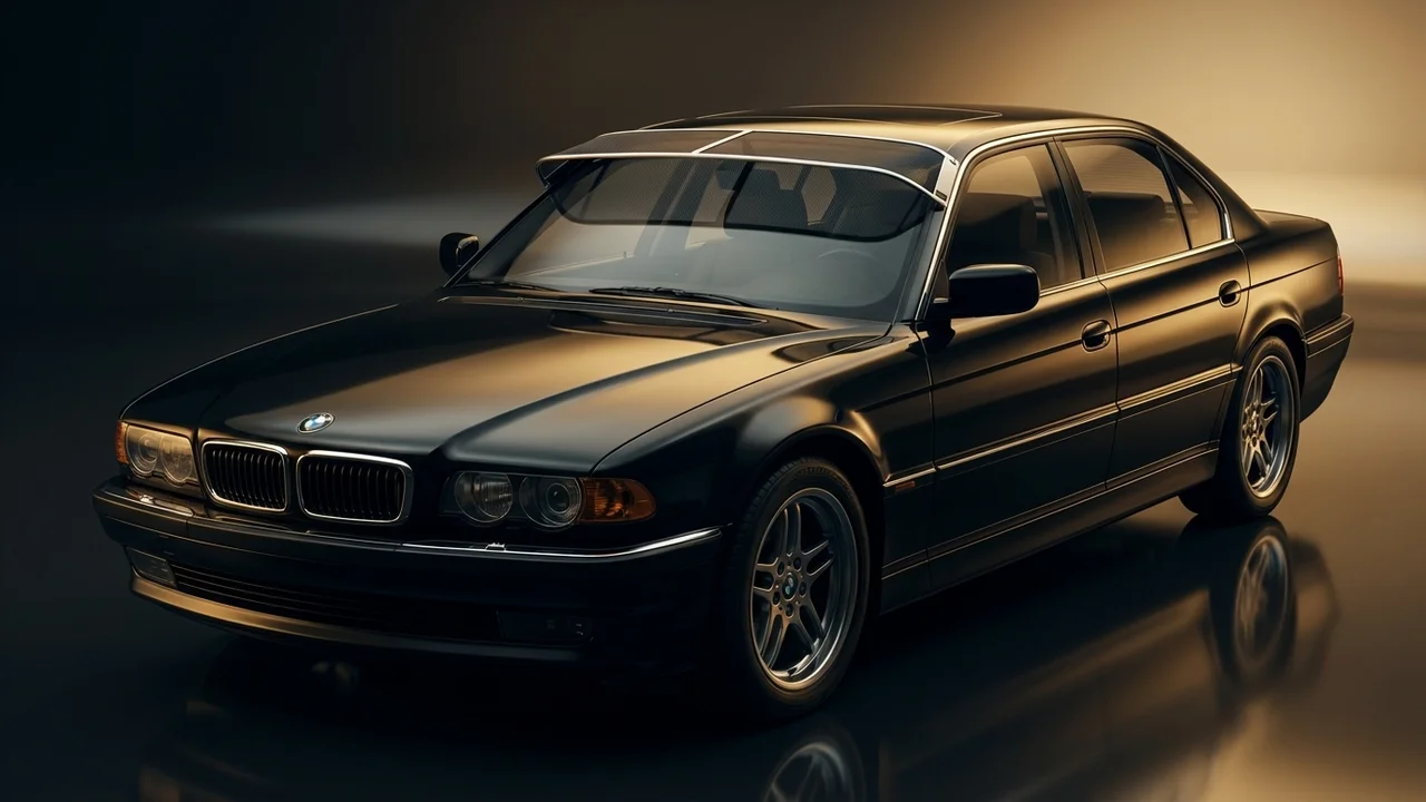 BMW 750iL Car Windscreen Sunvisor - 1