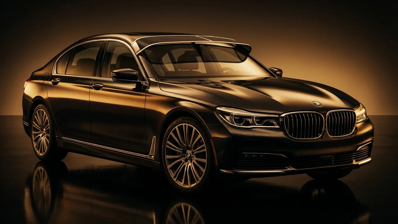 BMW 750Li Car Windscreen Sunvisor - 1