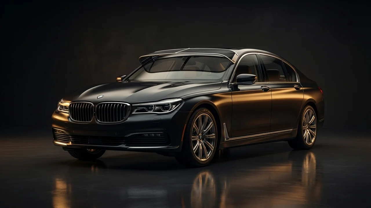 BMW 760Li Car Windscreen Sunvisor - 1