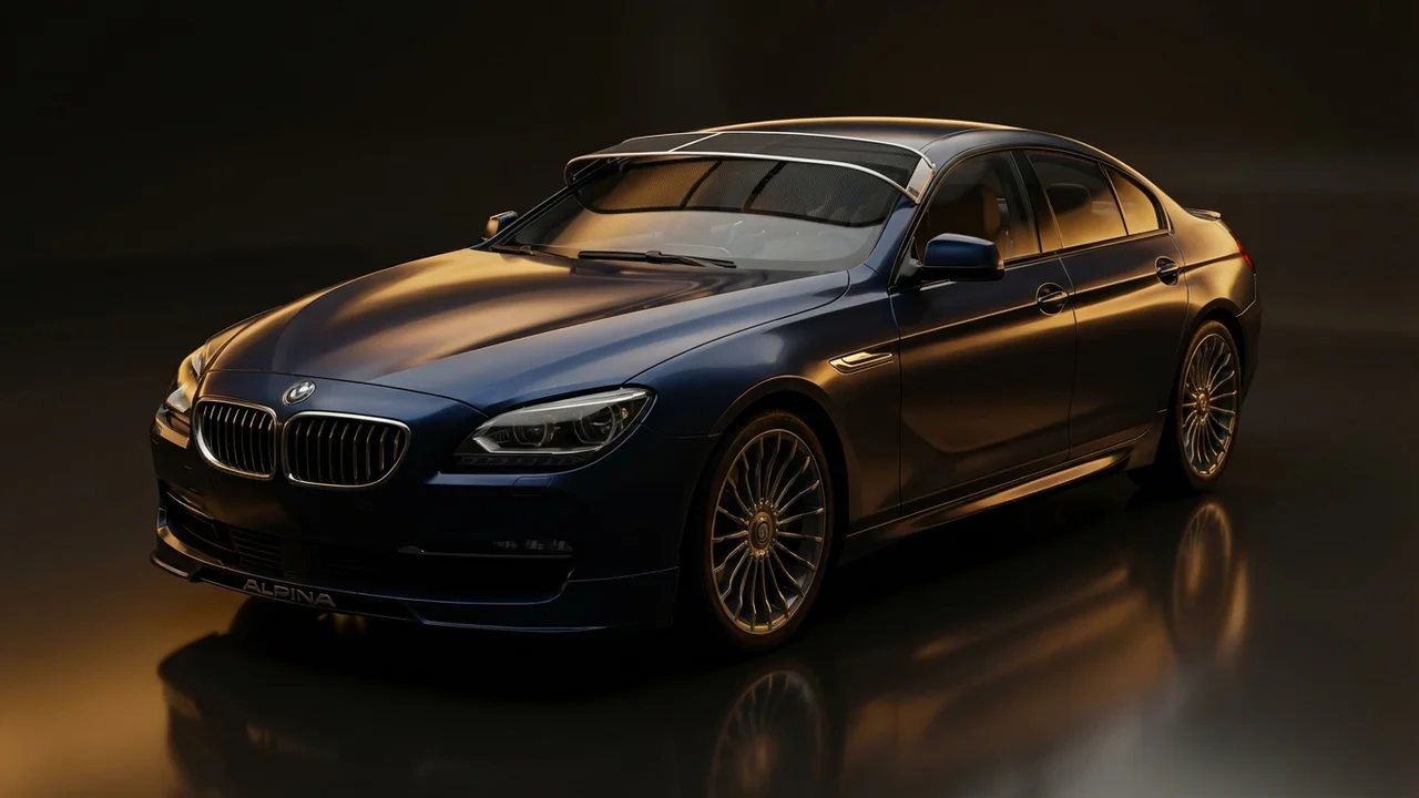 BMW Alpina B6 Gran Coupe Car Windscreen Sunvisor - 1