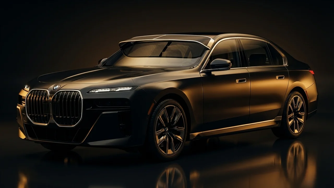 BMW i7 Car Windscreen Sunvisor - 1