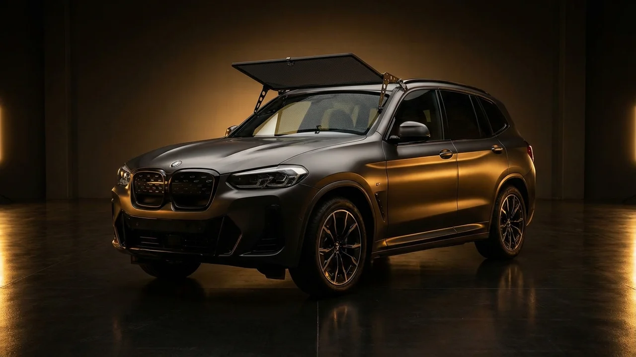 BMW iX3 Car Windscreen Sunvisor - 1