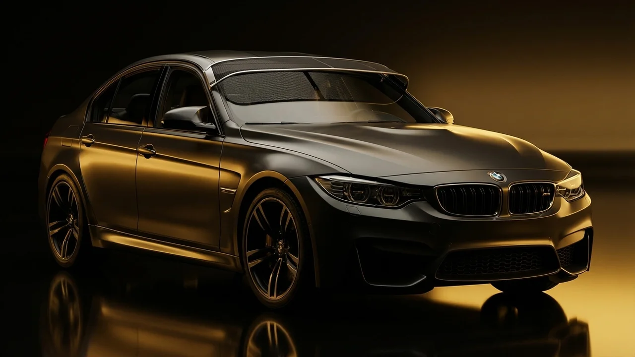 BMW M3 Car Windscreen Sunvisor - 1