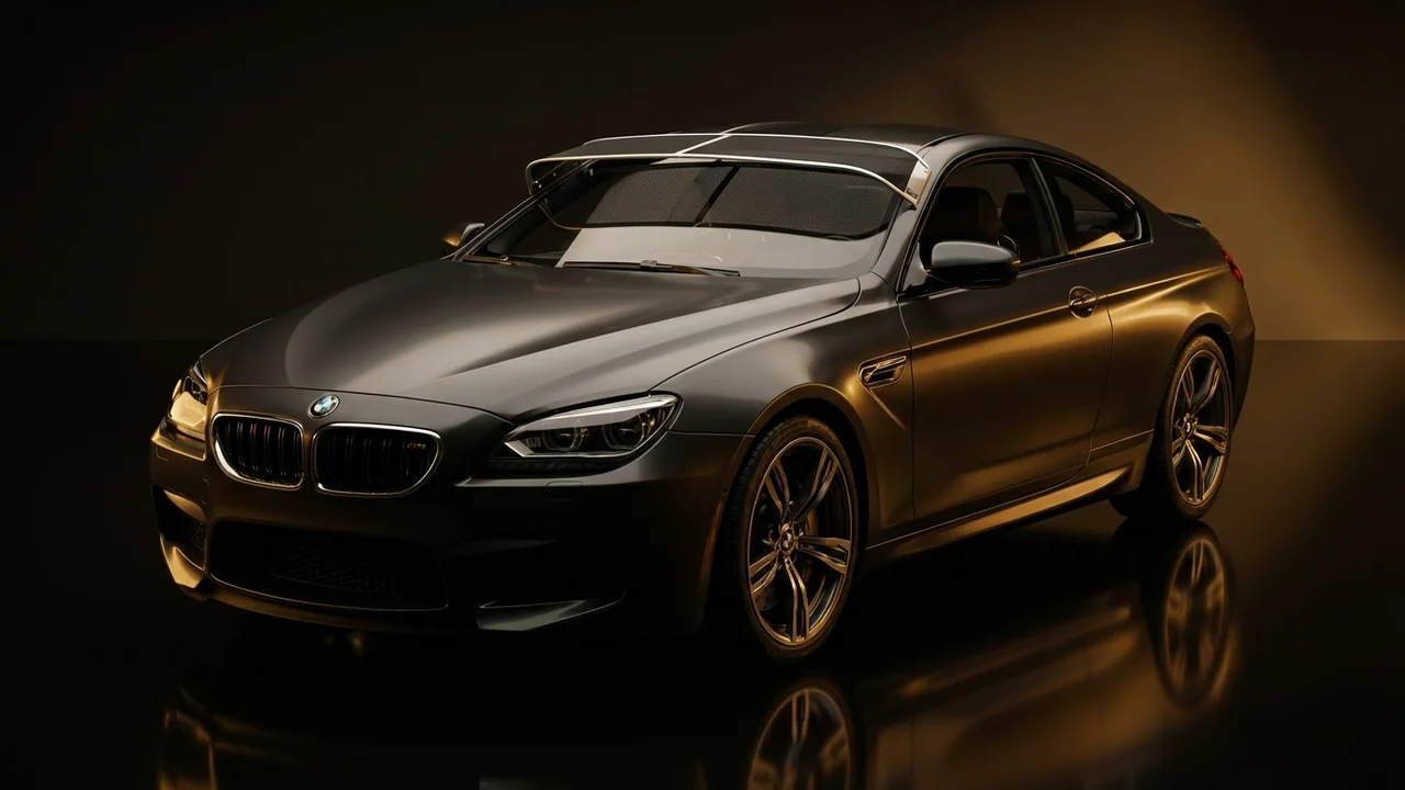 BMW M6 Car Windscreen Sunvisor - 1