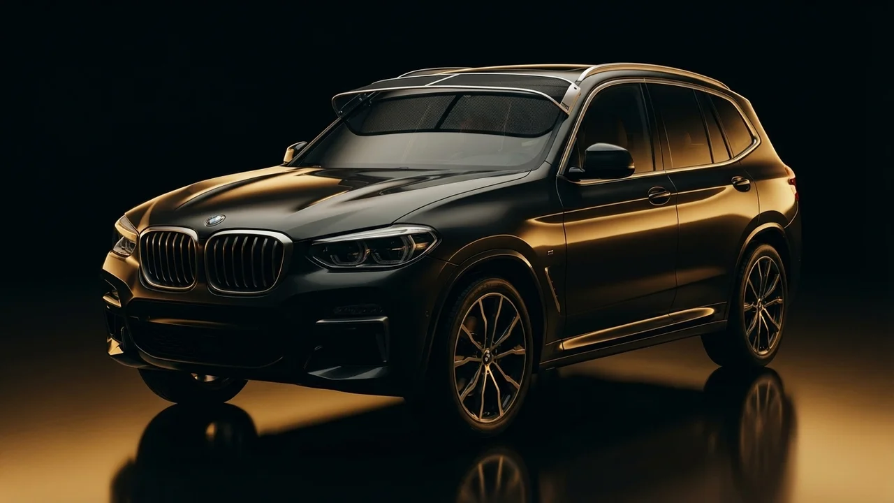 BMW X3 Car Windscreen Sunvisor - 1