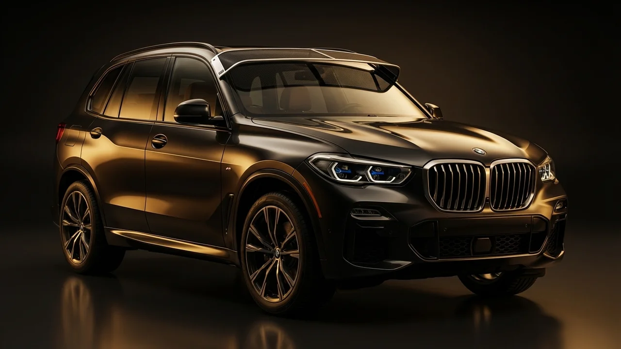 BMW X5 Car Windscreen Sunvisor - 1